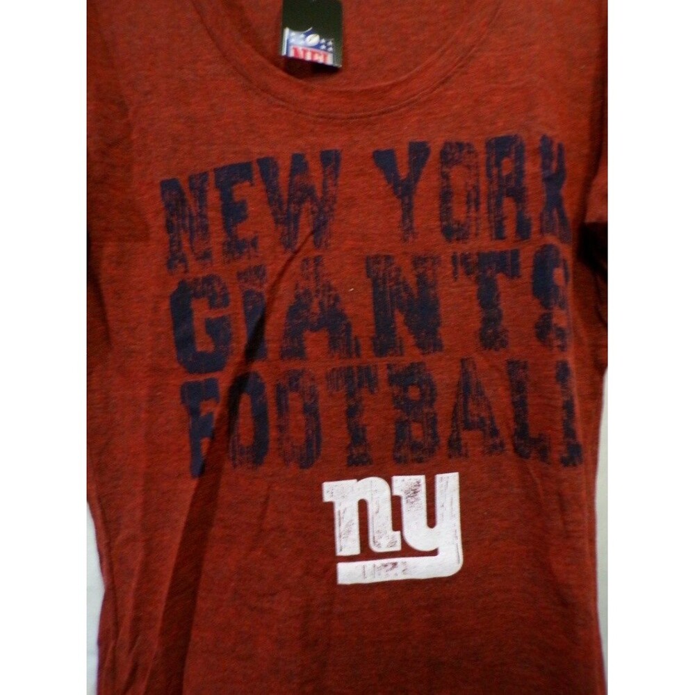 Team Apparel Women's Giants Red Scoop Neck T-Shirt L - Picture 3 of 3